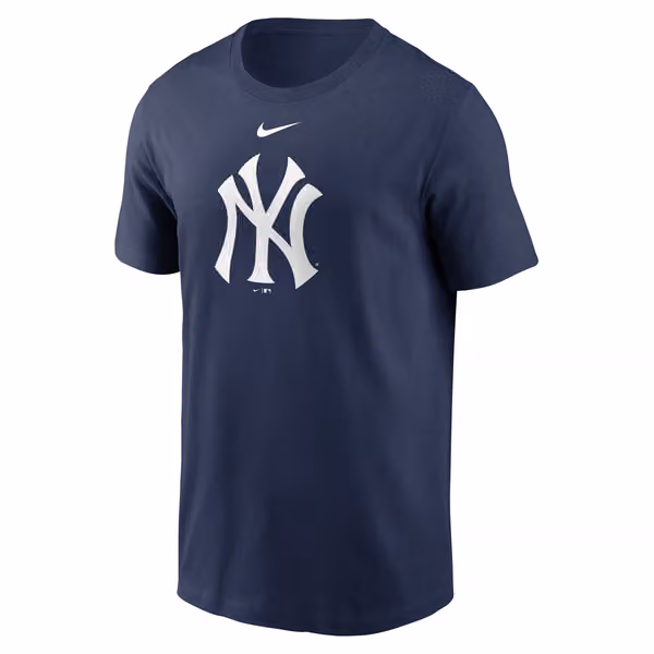 New York Yankees Large Logo MLB T-Shirt Navy view 1