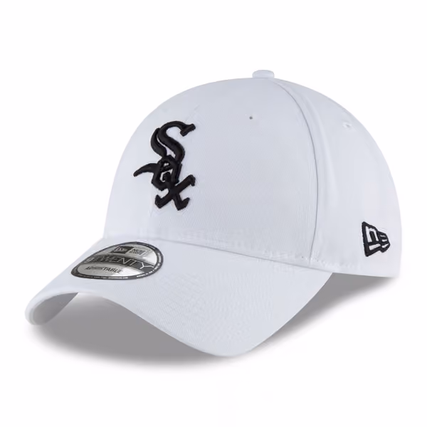 Chicago White Sox Core Classic New Era 9TWENTY Adjustable MLB Cap White product photo