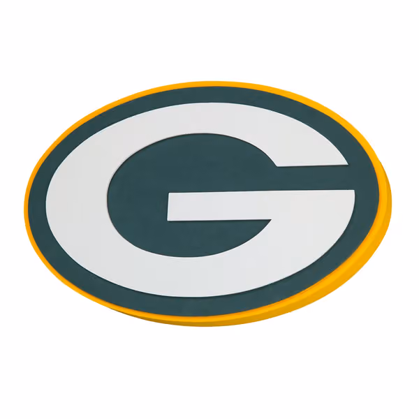 Green Bay Packers NFL 3D Foam Logo Wall Sign view 1