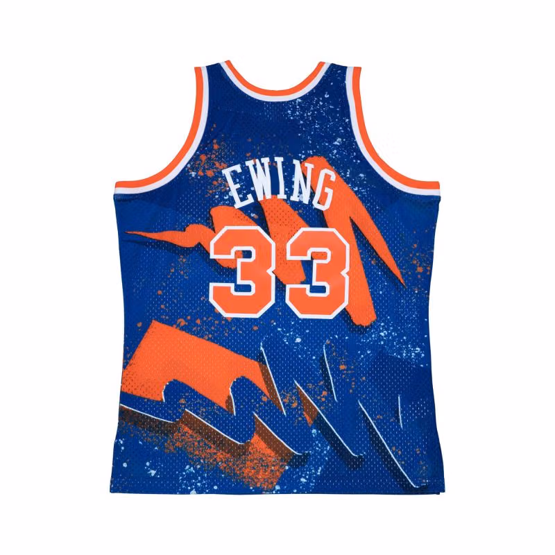 Patrick Ewing #33 New York Knicks Hyper Hoops Mitchell & Ness Swingman NBA Jersey view 2