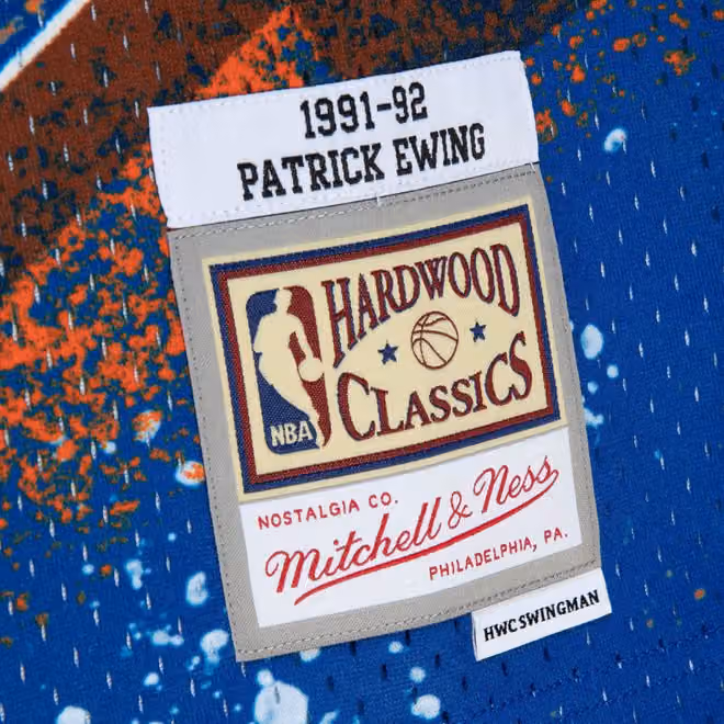 Patrick Ewing #33 New York Knicks Hyper Hoops Mitchell & Ness Swingman NBA Jersey view 3