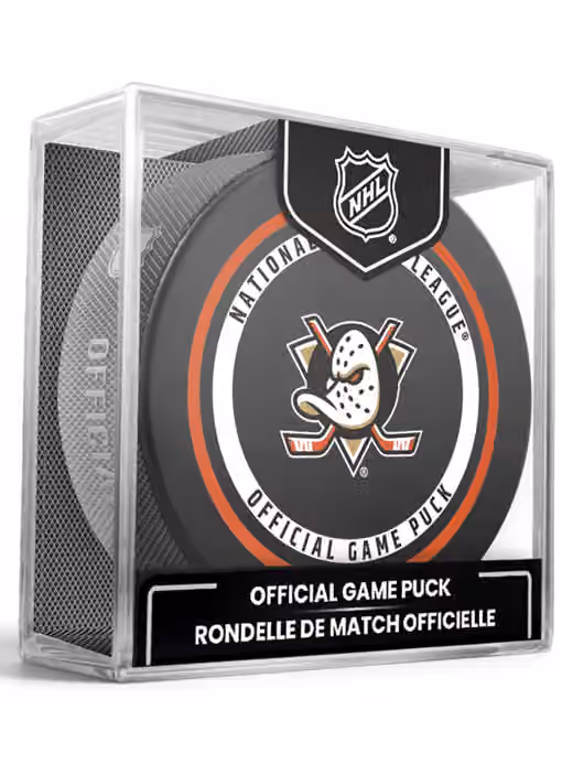 Anaheim Ducks 2026-27 NHL Official Game Puck view 1