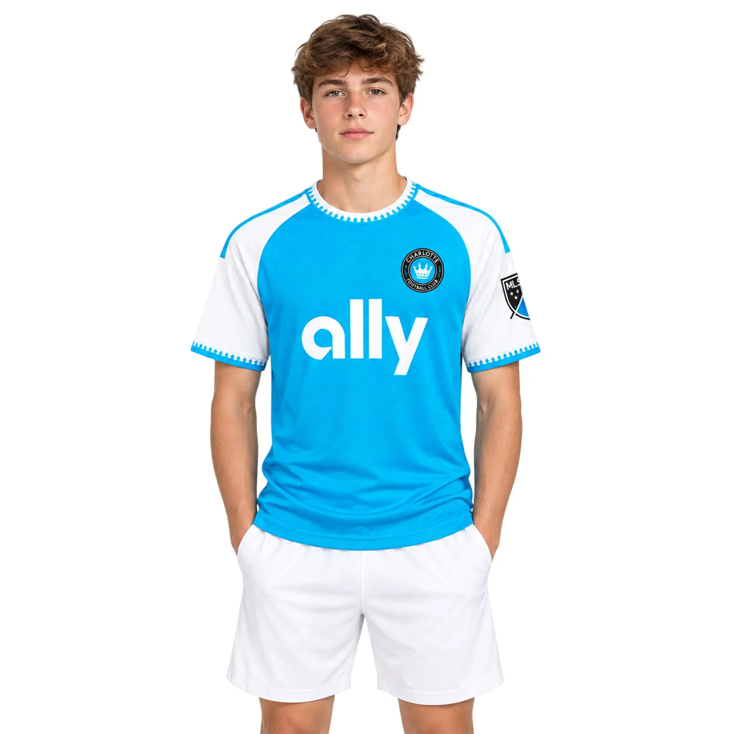 Ashley Westwood Blue Jersey Vibrant Custom Charlotte FC Player 2026