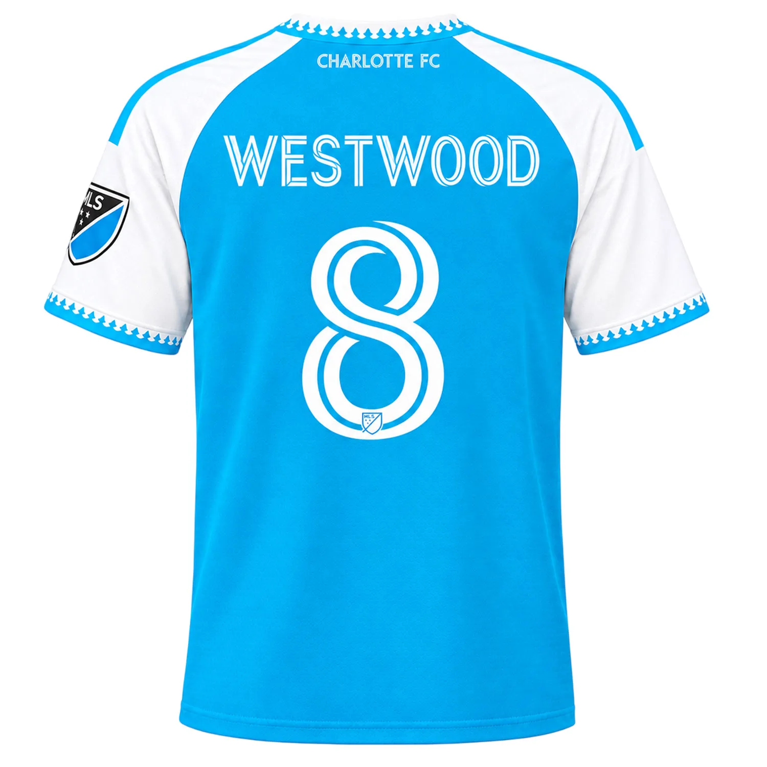 Ashley Westwood Blue Jersey Vibrant Custom Charlotte FC Player 2026