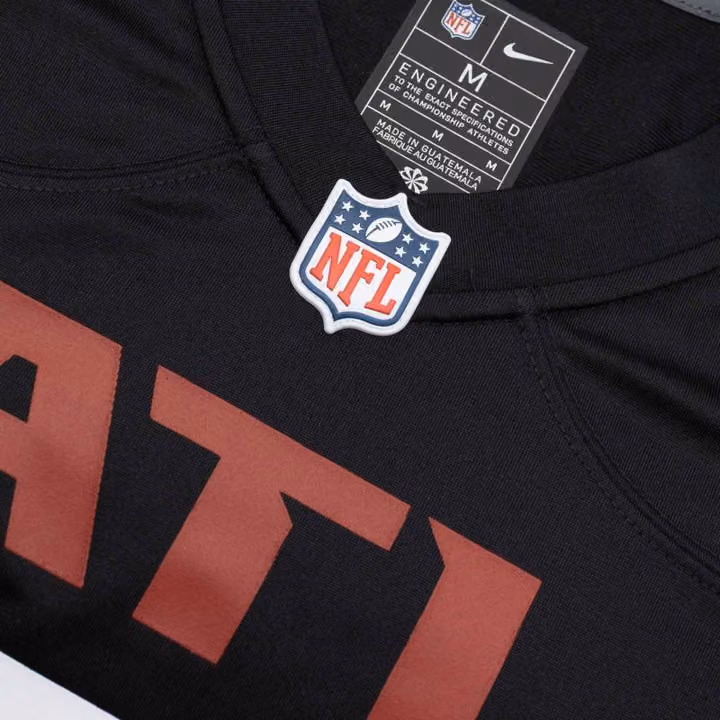 Michael Penix Jr. #9 Atlanta Falcons Nike Game NFL Jersey Black view 5