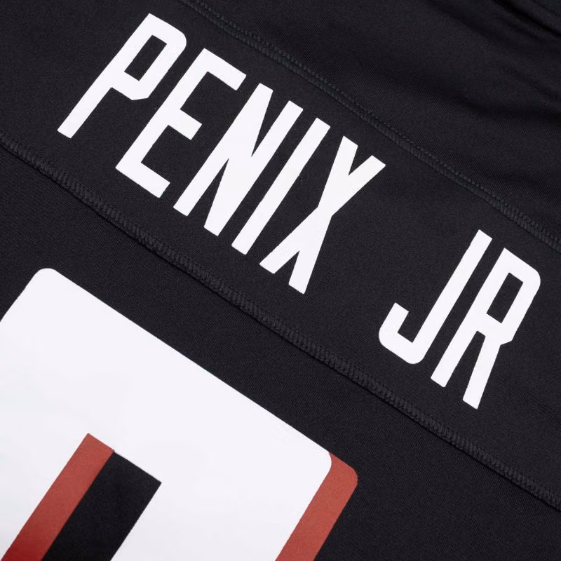 Michael Penix Jr. #9 Atlanta Falcons Nike Game NFL Jersey Black view 4