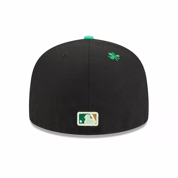 New York Mets 2026 St. Patrick's Day MLB Authentic 59FIFTY Cap Black view 2