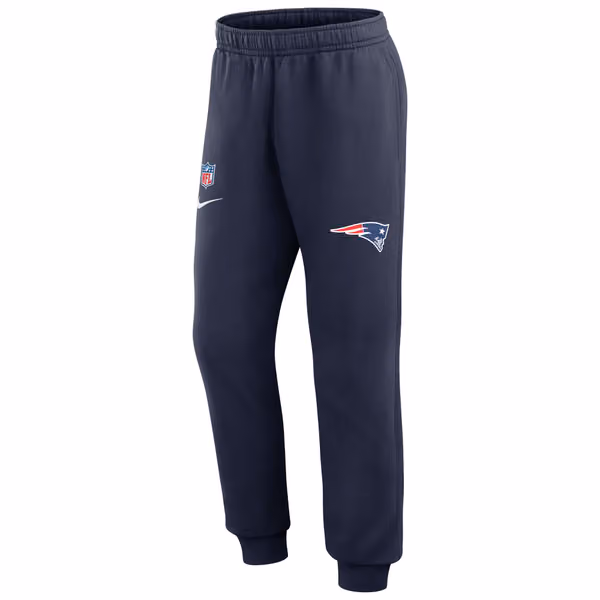 New England Patriots 2023 NFL Sideline Nike Club Jogger Pants Navy view 2