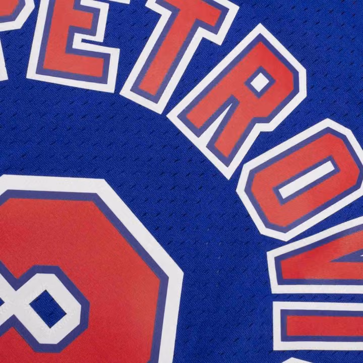 Dražen Petrović #3 New Jersey Nets 1992-93 Swingman NBA Jersey Blue view 4