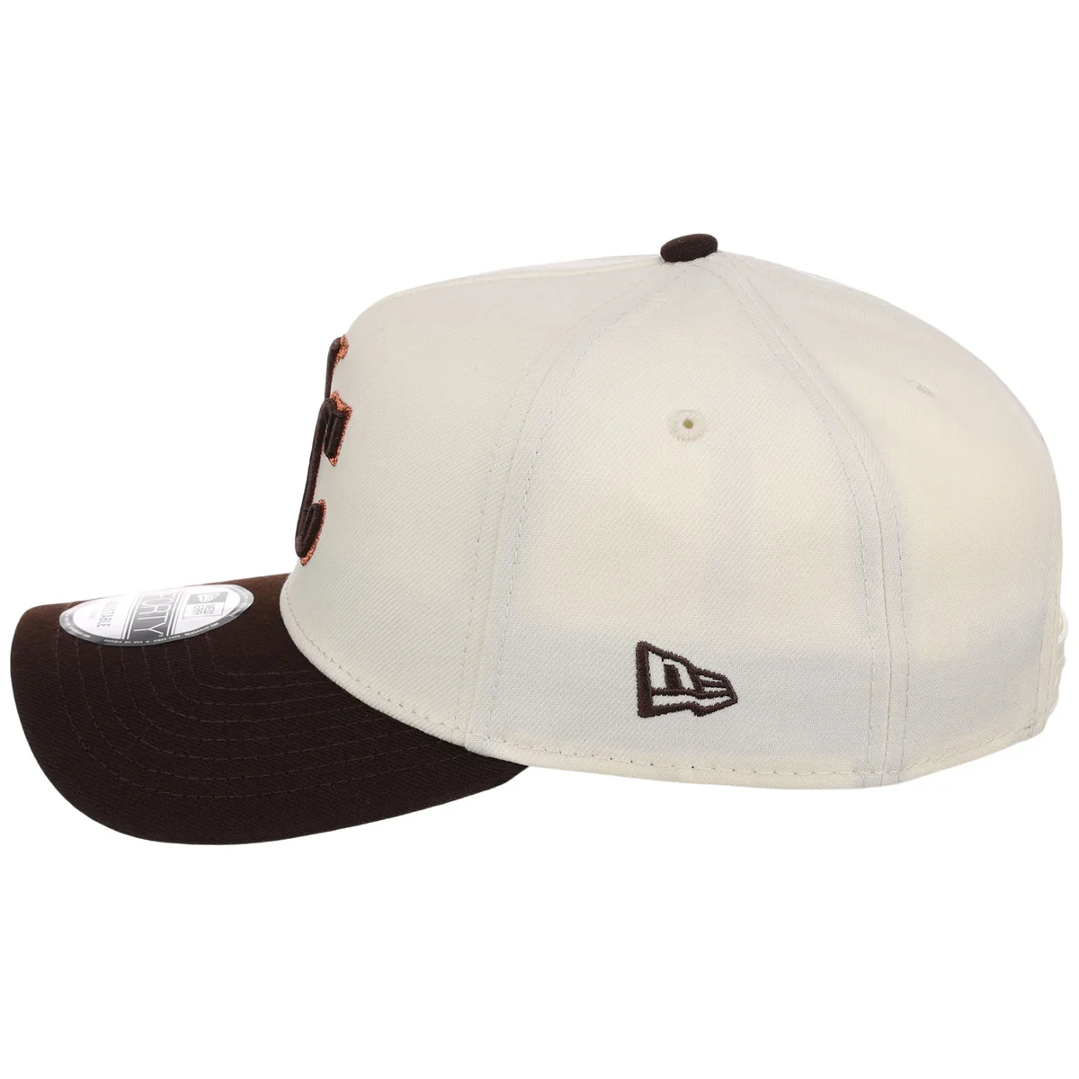 Kansas City Royals MLB Chrome x Burnt Wood FASHION CORE New Era 9FORTY A-Frame detail view