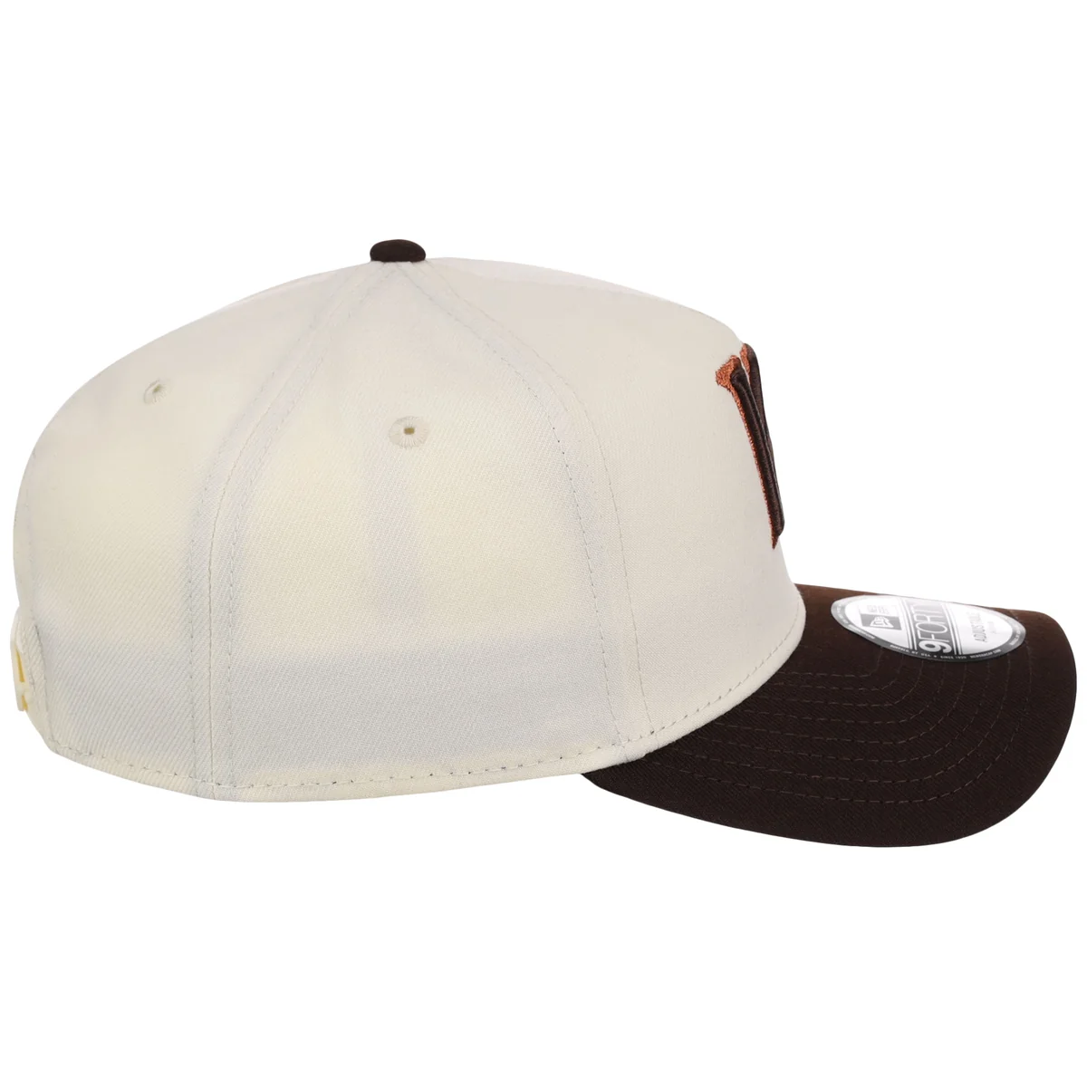 Kansas City Royals MLB Chrome x Burnt Wood FASHION CORE New Era 9FORTY A-Frame detail view