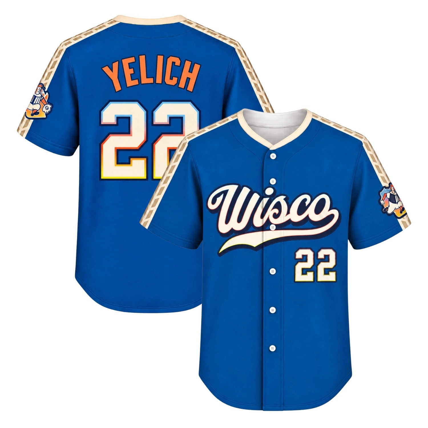 Christian Yelich City Connect Jersey Vibrant Wisco Blue