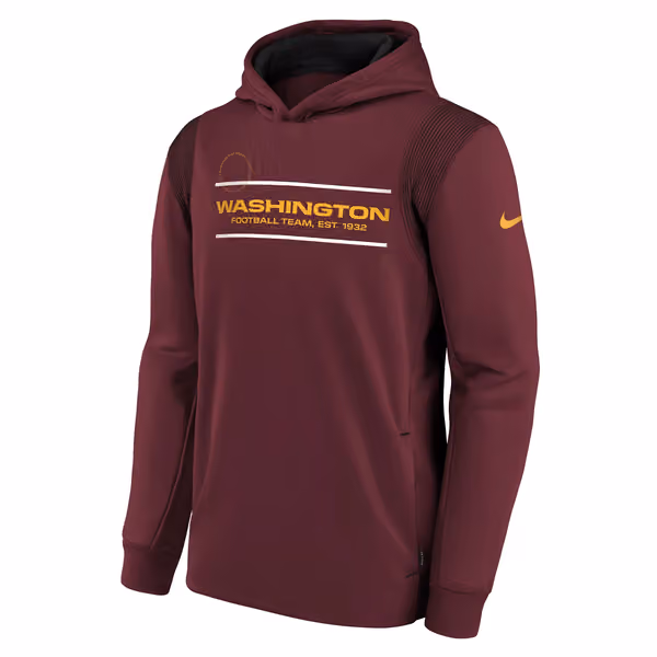 Washington Football Team 2021 NFL Sideline Nike Therma Hoodie (YOUTH) view 2