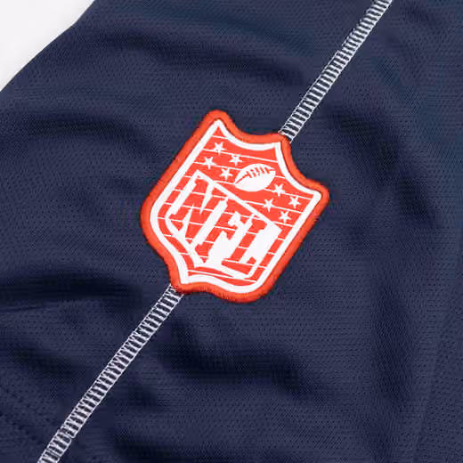 New England Patriots 2024 NFL Sideline Nike Dri-FIT Coach UV Top Navy view 5