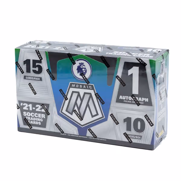 2021/22 Panini Mosaic Premier League EPL Soccer Hobby Box view 1