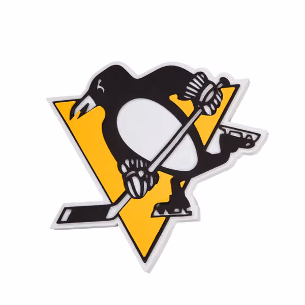 Pittsburgh Penguins NHL 3D Foam Logo Wall Sign view 1