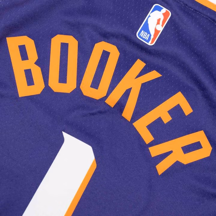 Devin Booker #1 Phoenix Suns Nike Swingman NBA Jersey Purple (YOUTH) view 4