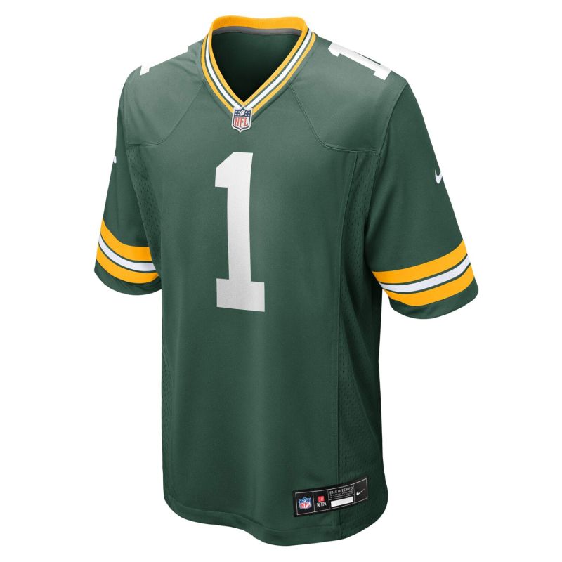 Micah Parsons #1 Green Bay Packers Nike Game NFL Jersey Green view 2