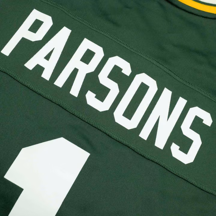 Micah Parsons #1 Green Bay Packers Nike Game NFL Jersey Green view 4