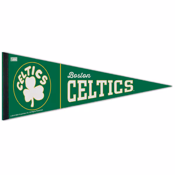 Boston Celtics Hardwood Classics Premium NBA Pennant view 1