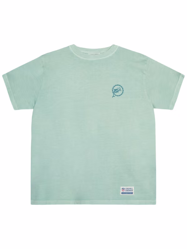 Miami Dolphins L&L '89 Classics NFL T-Shirt Mint Green view 2