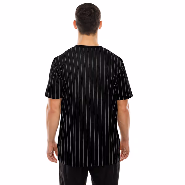 Las Vegas Raiders Retro Stripe NFL T-Shirt Black view 2