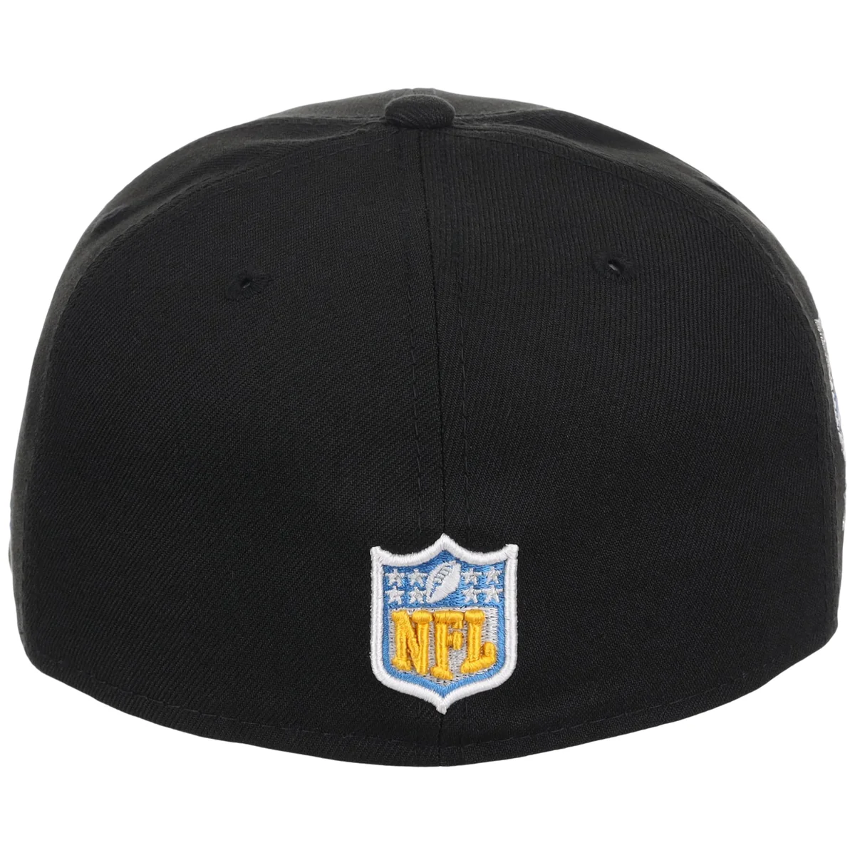 Los Angeles Chargers NFL Black Dome New Era 59FIFTY detail view