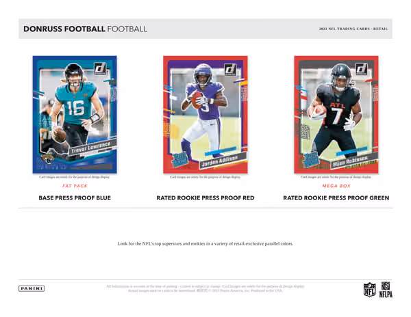 2023 Panini Donruss NFL Football Blaster Box view 2
