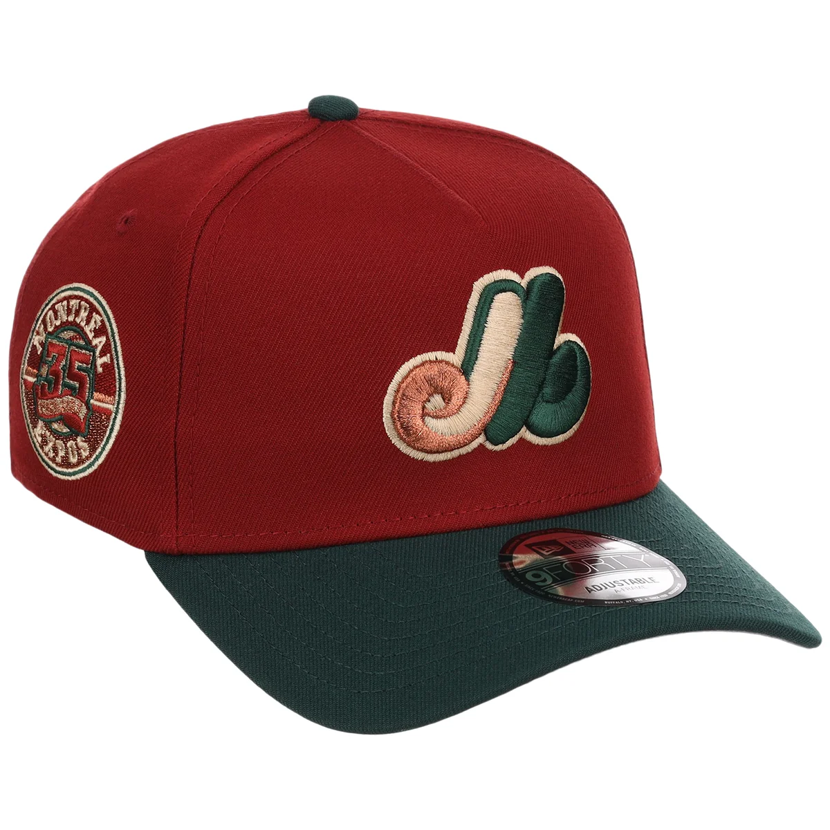 Montreal Expos MLB Terra Verde New Era 9FORTY front view