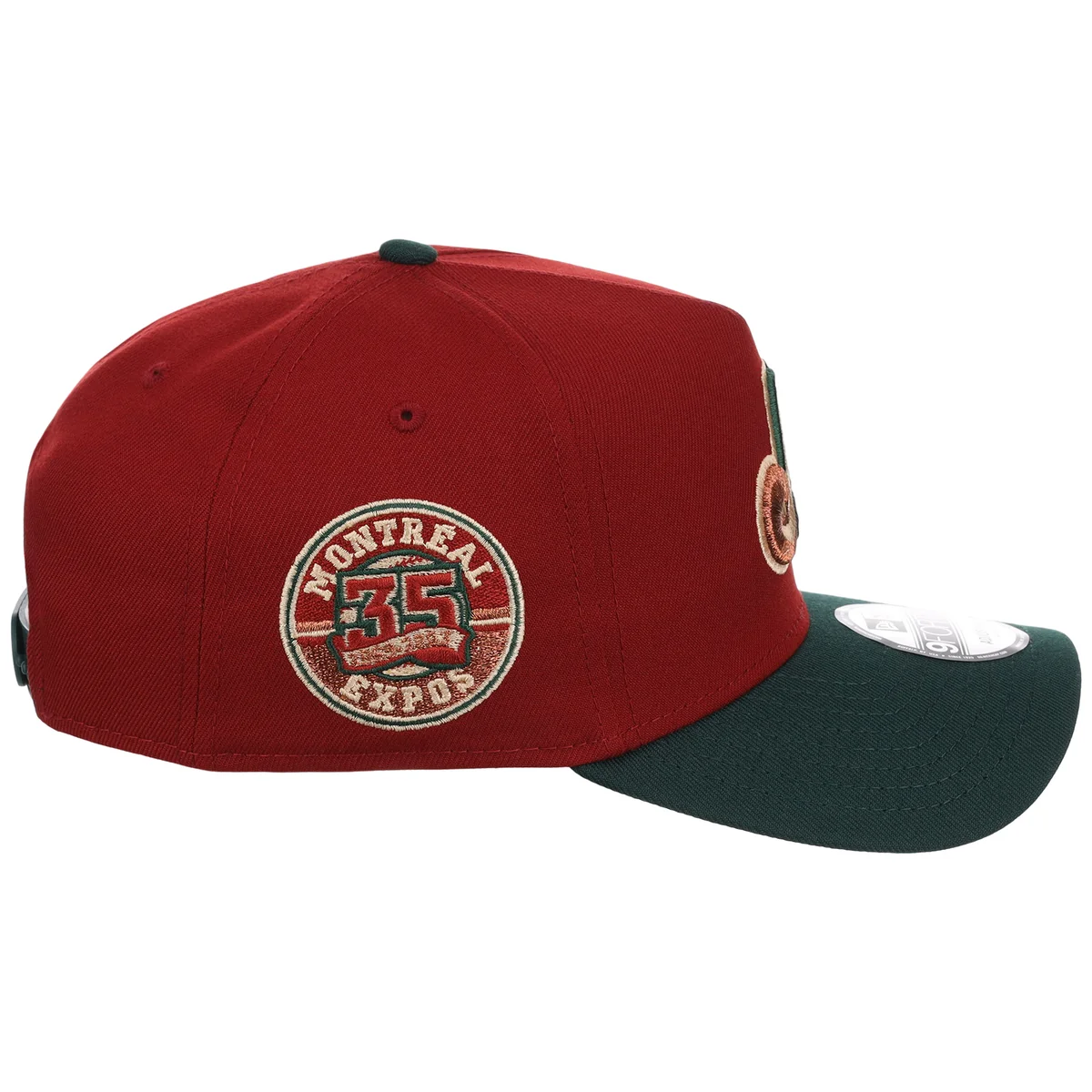 Montreal Expos MLB Terra Verde New Era 9FORTY detail view
