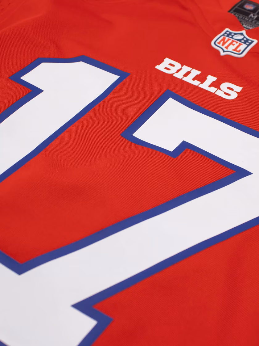 Josh Allen #17 Buffalo Bills Game NFL Jersey Alternate Red view 5
