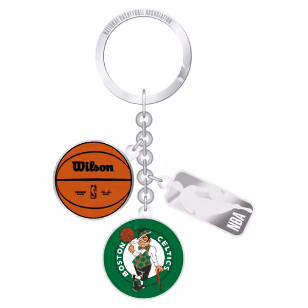 Boston Celtics NBA Charm Key Ring view 1