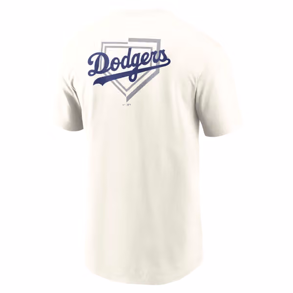 Los Angeles Dodgers Primetime 2-Hit T-Shirt Cream view 3