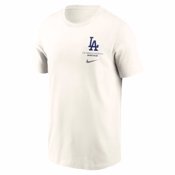 Los Angeles Dodgers Primetime 2-Hit T-Shirt Cream view 2