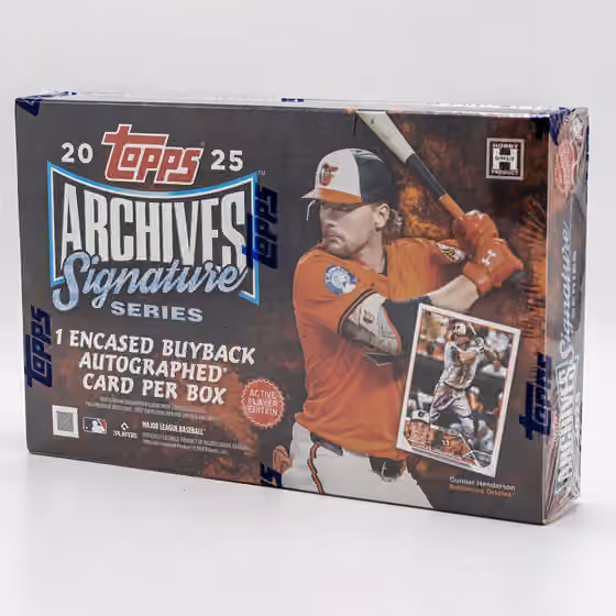 2025 Topps Archives Signature Series Baseball Hobby Box - Active Player Edition view 1