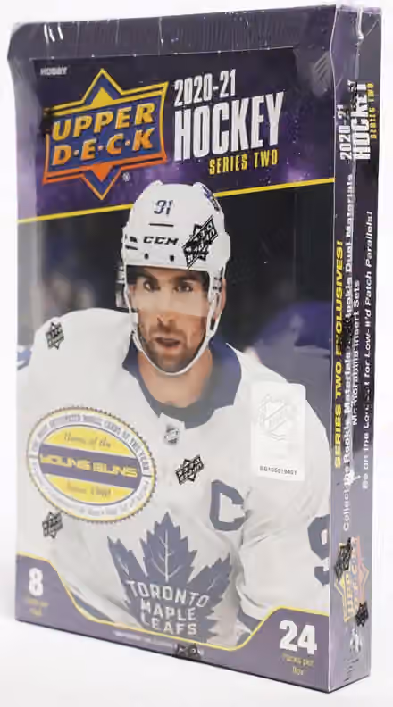 2020/21 Upper Deck Series 2 Hockey Hobby Box NHL view 1