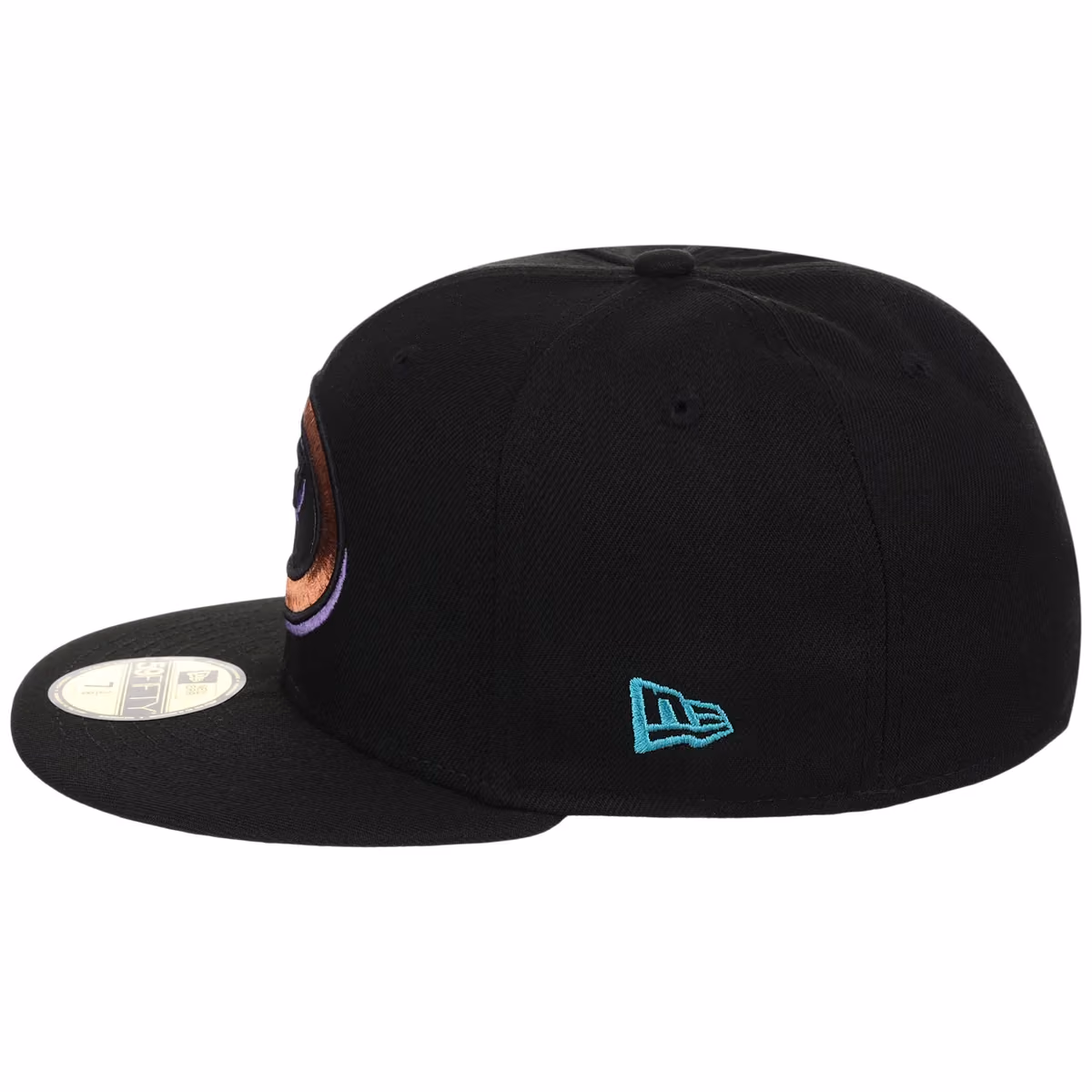 Arizona Diamondbacks MLB Cooperstown Authentic Collection New Era 59FIFTY (Black/Black) detail view