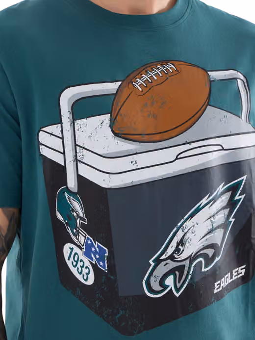 Philadelphia Eagles NFL Training Cooler T-Shirt Green view 3