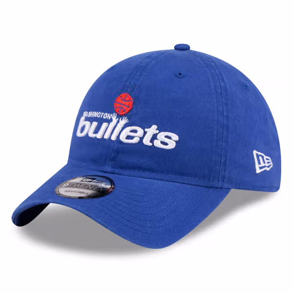 Washington Bullets Hardwood Classics 9TWENTY Adjustable Cap Blue product photo