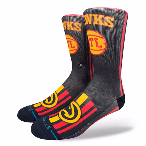 Atlanta Hawks 2025-26 NBA Statement Edition Crew Socks view 1
