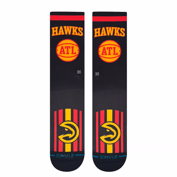 Atlanta Hawks 2025-26 NBA Statement Edition Crew Socks view 2