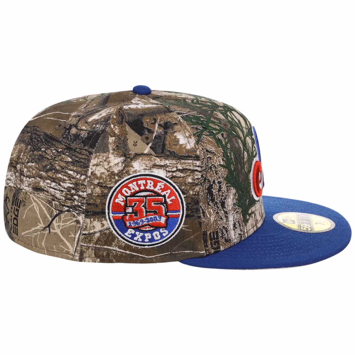 Montreal Expos MLB Realtree OTC New Era 59FIFTY detail view