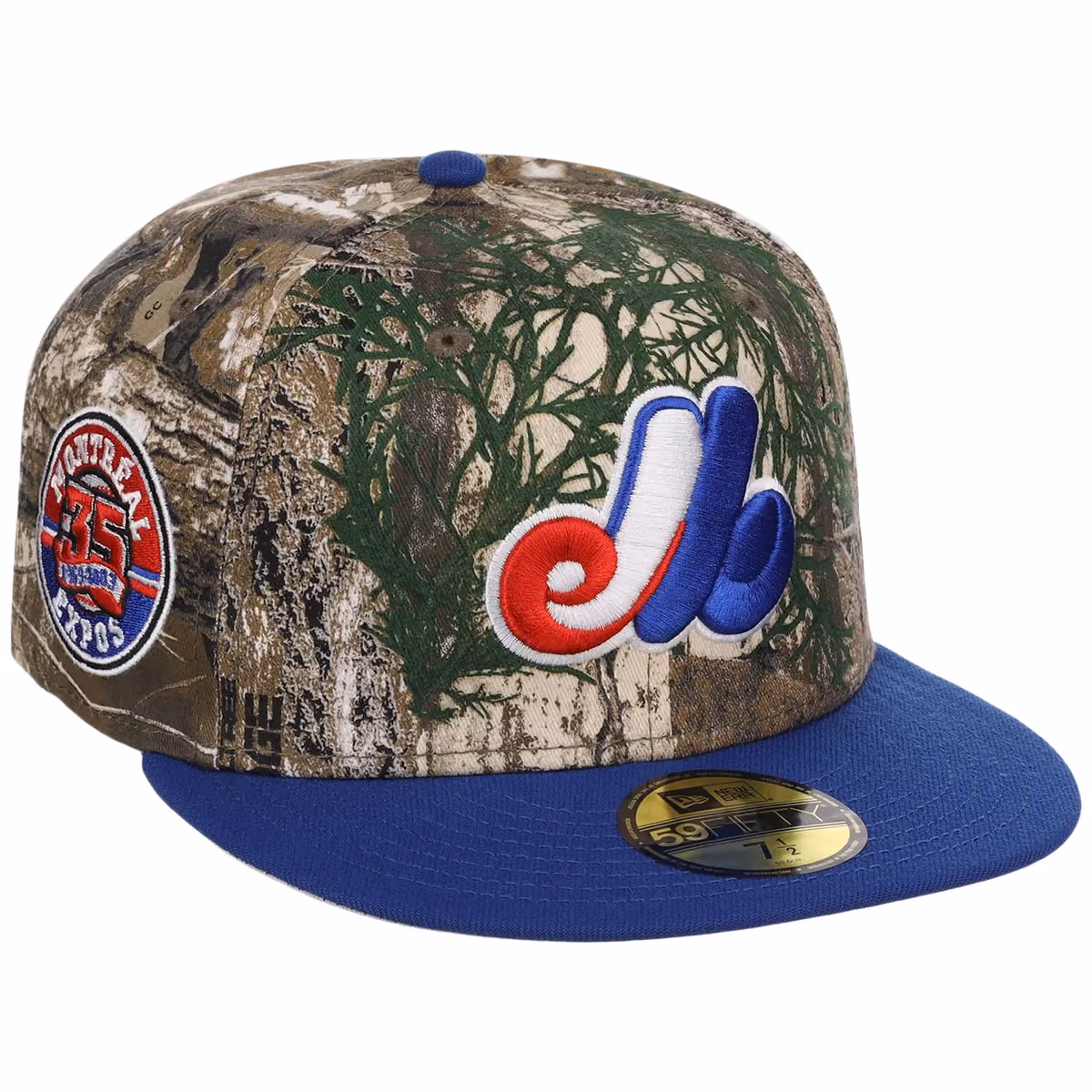 Montreal Expos MLB Realtree OTC New Era 59FIFTY front view