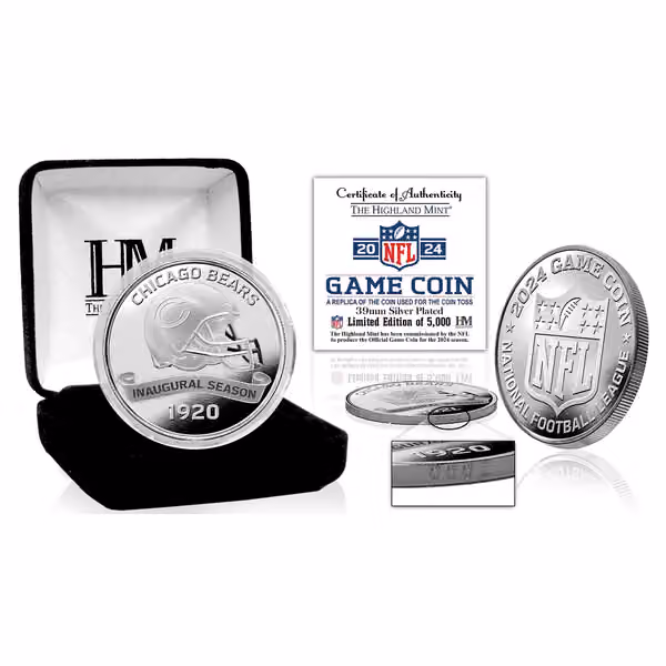 Chicago Bears 2024 NFL Game Flip Coin view 1