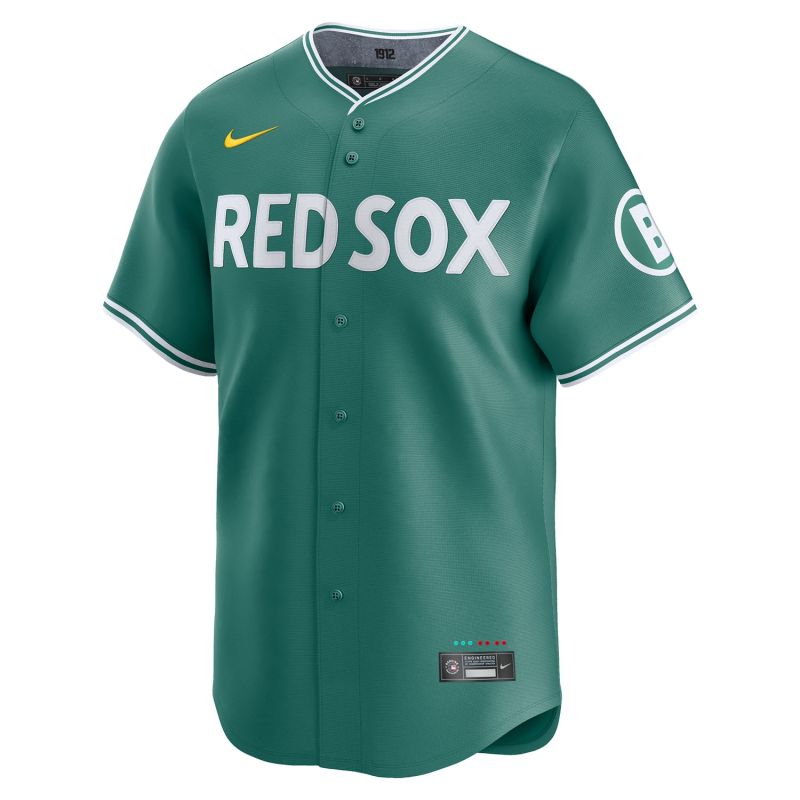 Boston Red Sox City Connect Limited MLB Jersey Green view 1
