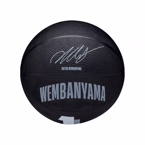 Victor Wembanyama #1 San Antonio Spurs Wilson NBA Mini Basketball (Size 3) view 2