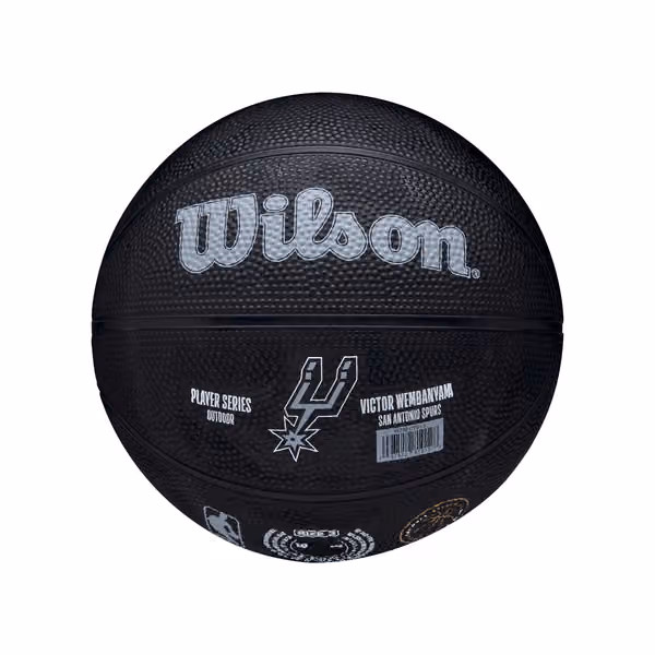 Victor Wembanyama #1 San Antonio Spurs Wilson NBA Mini Basketball (Size 3) view 4