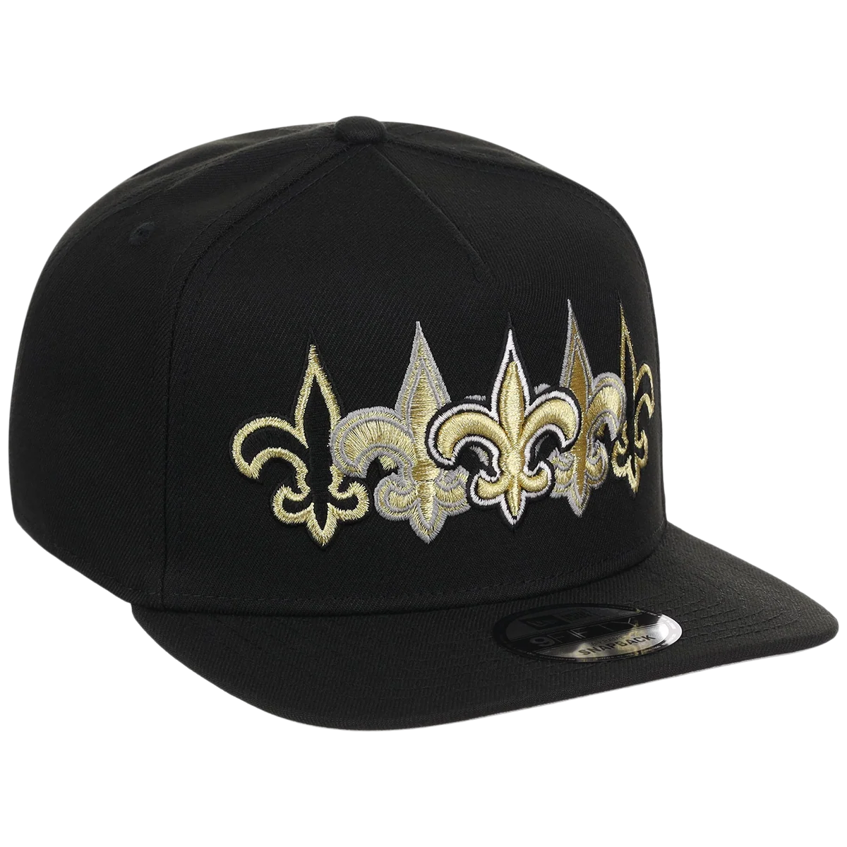 New Orleans Saints NFL Seismic New Era 9FIFTY A-Frame front view