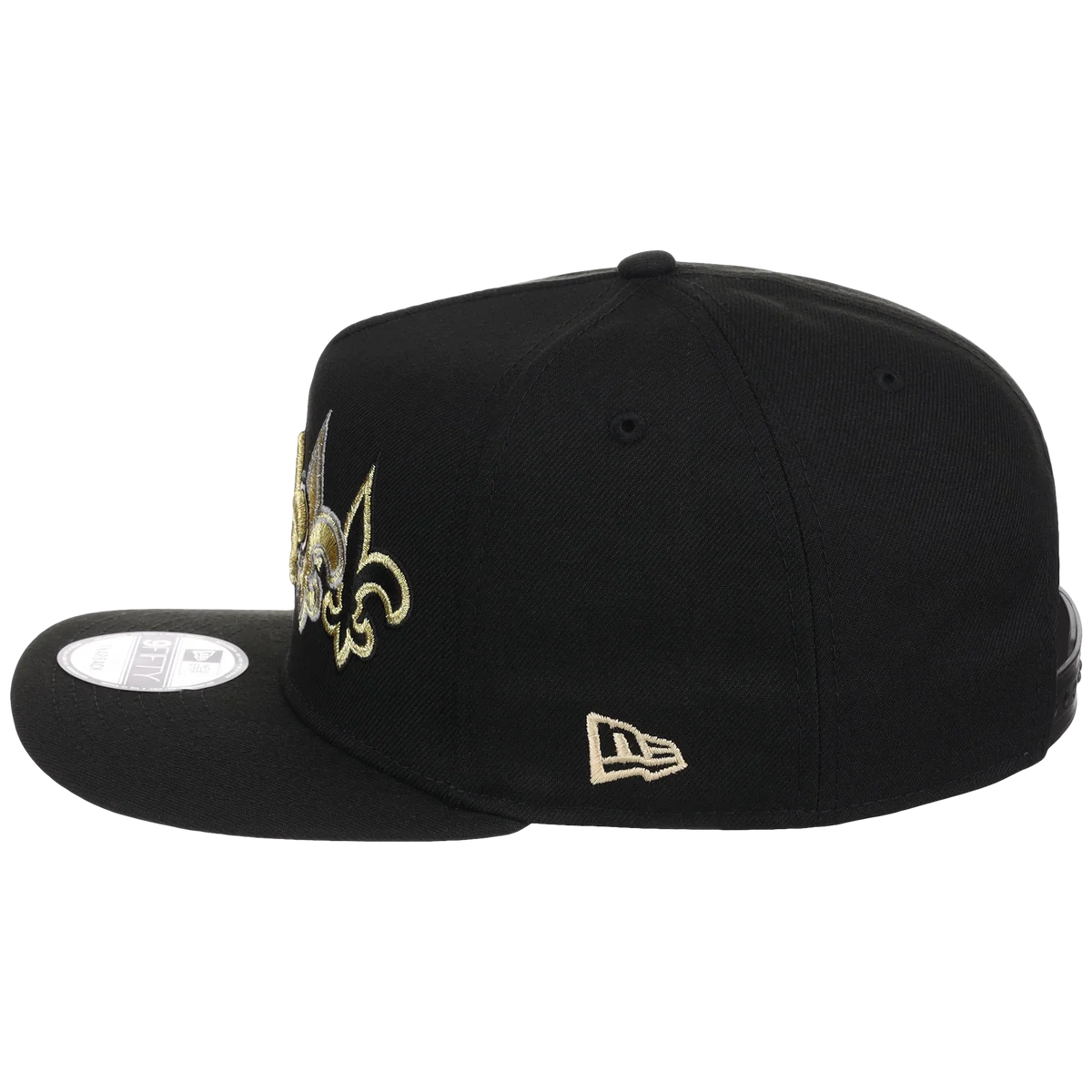 New Orleans Saints NFL Seismic New Era 9FIFTY A-Frame detail view