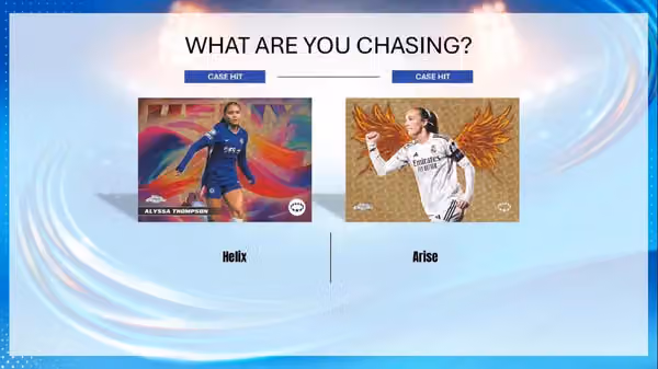 2025/26 Topps Chrome UEFA Women's Champions League Football Hobby Box view 4